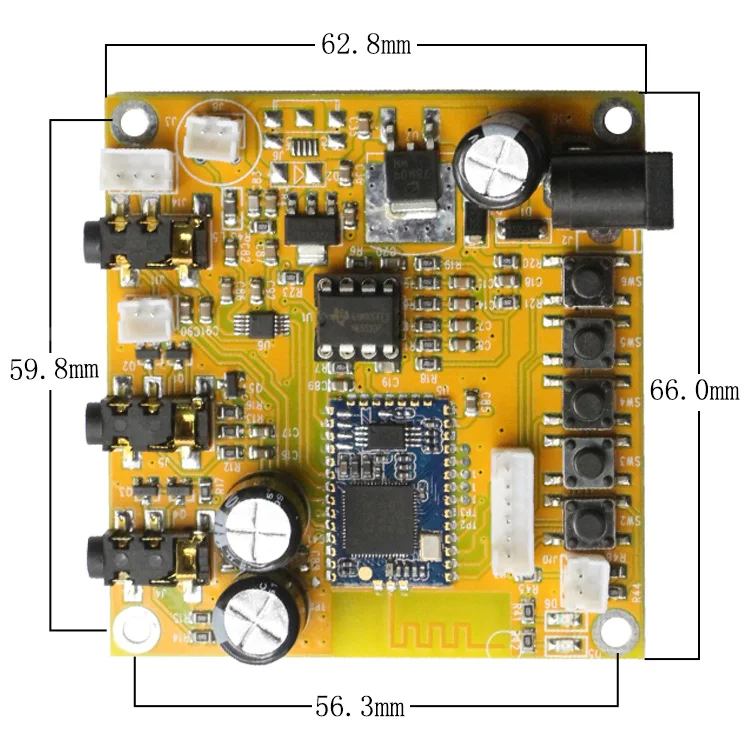 CSR4.0 Bluetooth аудио приемник усилитель динамик модуль с amp AUX вход готовая плата|module