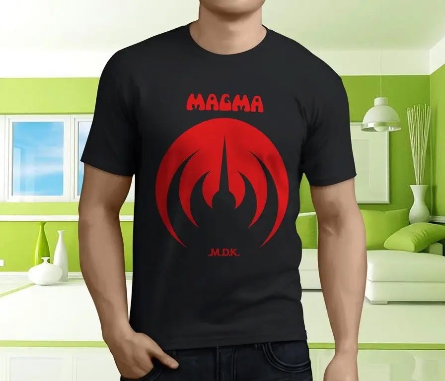 New Cool MAGMA Mekank Destruktw Kommandh Rock Ban Men's Black T-Shirt Cheap Sale 100 % Cotton top tee | Мужская одежда