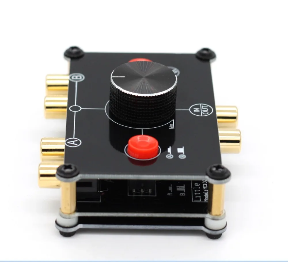 MC1022 стерео L/R RCA аудио Селекторный пассивный усилитель переключатель