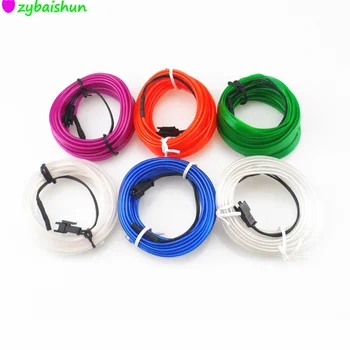 

3 Meter Car Styling Car Interior Light Car Ambient Light Cold Light Line DIY Decorative Dash Board Console for Citroen Peugeot