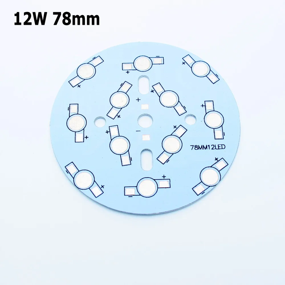 Светодиодный радиатор алюминиевая Базовая пластина 3 Вт 4 Вт 5 Вт 7 Вт 9 Вт 12 Вт 15 Вт 18 Вт светодиодный PCB плата DIY для 1 Вт высокой мощности чип для светодиодной лампы