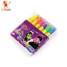 Kids Face Painting Pigment UV Glow Painting Body Paint Crayons Neon Fluorescent Maquiagem Body Makeup Body Art for Halloween