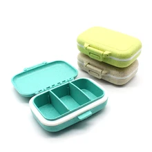 

Portable Mini Pill Box Medicine Boxes 3 Grids Travel Home Medical Drugs Tablet Empty Container Home Holder Pill Cases Splitters