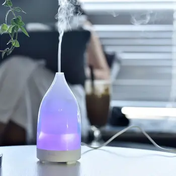 

High Quality 50ML Essential Oil Diffuser Ultrasonic LED Light USB Port For Option Aroma Diffuser Difusores Humidifier Usb