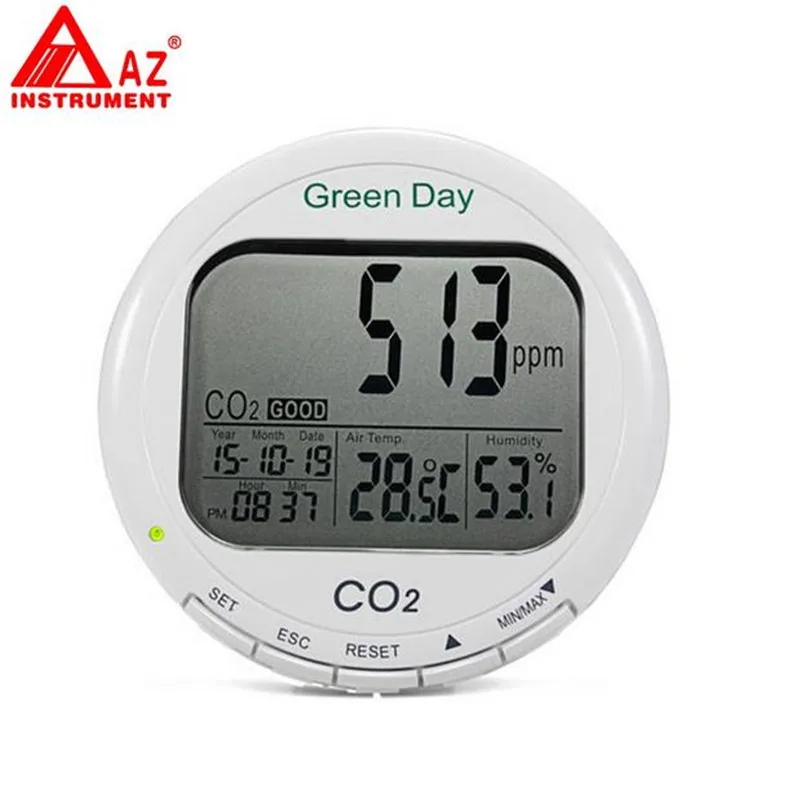 AZ7788 CO2 Monitor 3 in 1 Desktop carbon dioxide Datalogger CO2 Gas Detector Meter Air Quality Temperature RH 0~9999ppm AZ7788 CO2 Monitor 3 in 1 Desktop carbon dioxide Datalogger CO2 Gas Detector Meter Air Quality Temperature RH 0~9999ppm