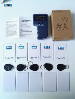 

125Khz Handheld H-ID Prox RFID Copier Duplicator+5x H ID Clamshell+ 5x T5577 H ID Rewritable Card+ 5x T5577 H ID Writable Key