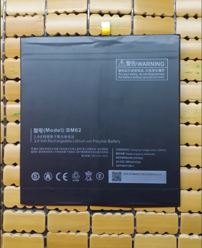 

BM62 BM 62 battery for xiaomi Pad 3 Mipad 3 MEC91 BM62 batteries bm62 with repair tools for gift