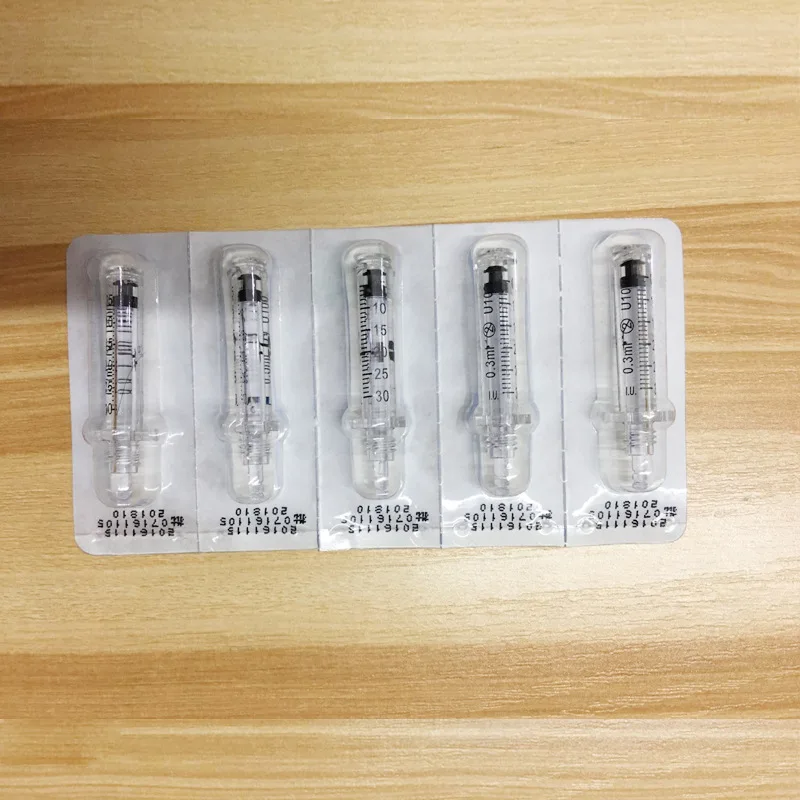 

100pcs Syringe Ampoule head for hyaluron gun hyaluron pen High Pressure wrinkle removal water syringe