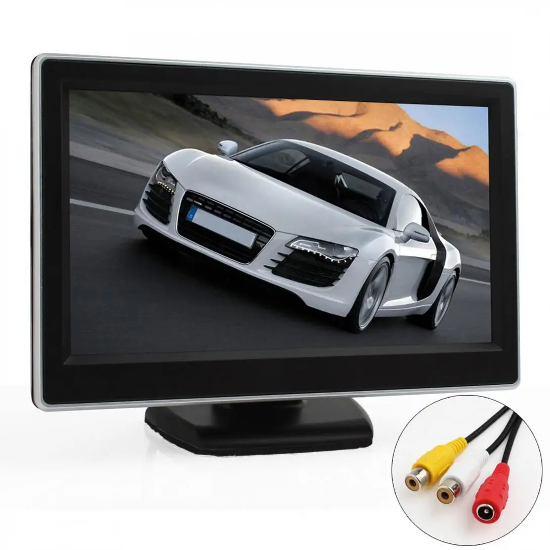 

Digital Car Rear View Reverse Monitor Parking 5 Inch TFT-LCD Rotatable Screen for VCD / DVD / GPS / Camera