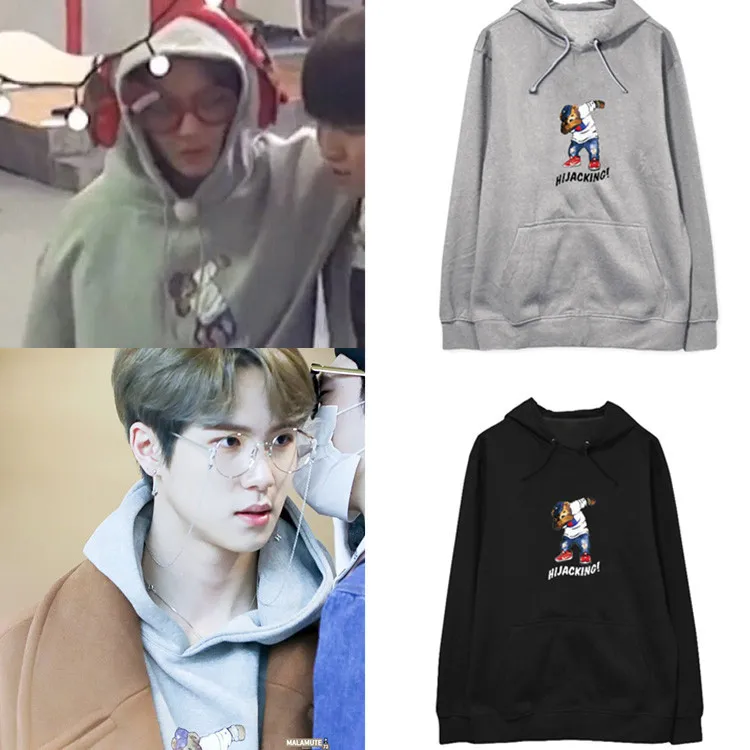 K pop WANNA ONE Pei Zhenying JBJ Golden East Han толстовки в одном стиле для мужчин и женщин на весну