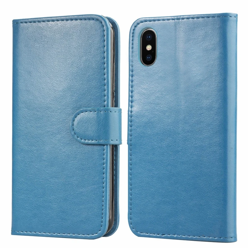 Винтажный чехол из искусственной кожи для iphone X XS XR Max 7 8 plus полностью защитный