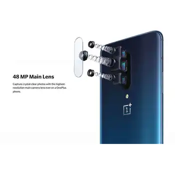 Global ROM Original Oneplus 7 PRO 8GB 256GB Smartphone Snapdragon 855 NFC 6.67 Inch Fluid AMOLED Display Fingerprint UFS 3.0