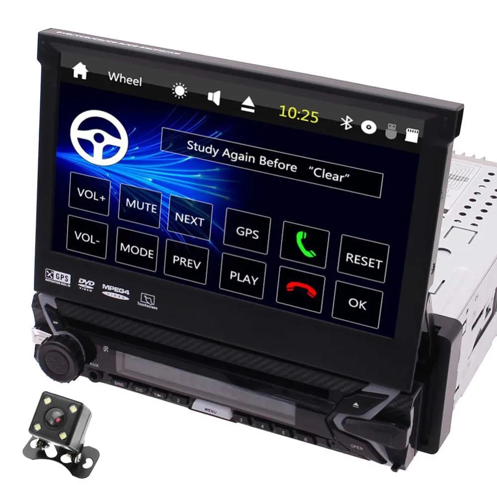 

Car DVD Player GPS Navigation With 8GB GPS Map Card Bluetooth Head Unit Support Hands-free Phone Call+Free Backup Camera Wince