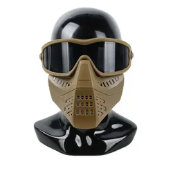 TMC2895-máscara táctica de Airsoft Paintball, gafas antivaho divididas, con máscara removible
