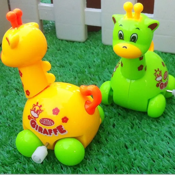 Детская заводная игрушка для маленьких мальчиков Жираф Животные Игрушка для бега милая игрушка от ветра мини-игрушки для детей
