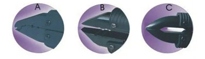 Wholesale 10pcs hair extension fusion iron / Loof 611 constant hair connector tools ,3 tips 2 colors