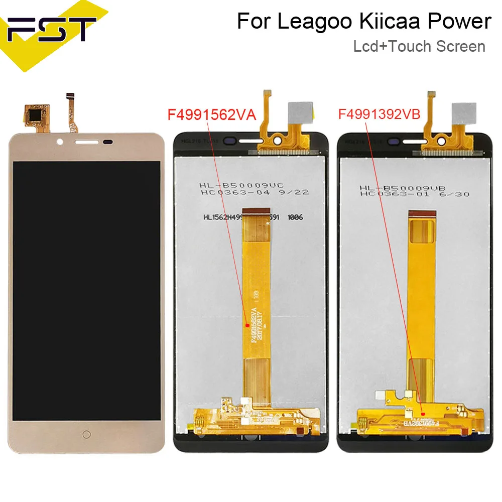 Дешево 5,0 для Leagoo Kiicaa power font b lcd b font дисплей + кодирующий преобразователь сенсорного экрана в сборе Запчасти Аксессуары + Инструменты + клей