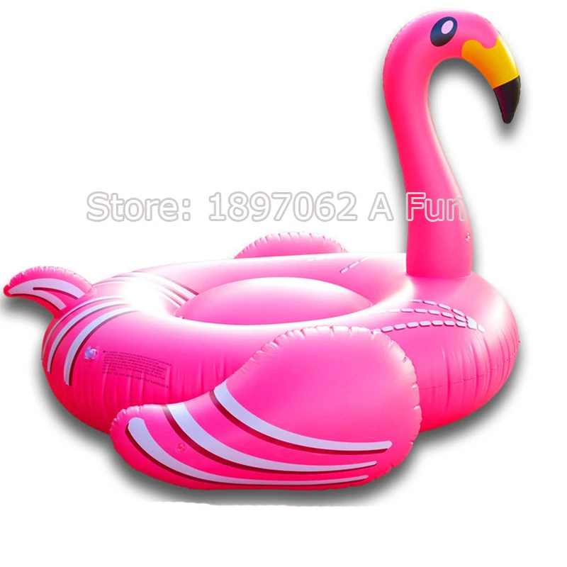 pink flamingo water float