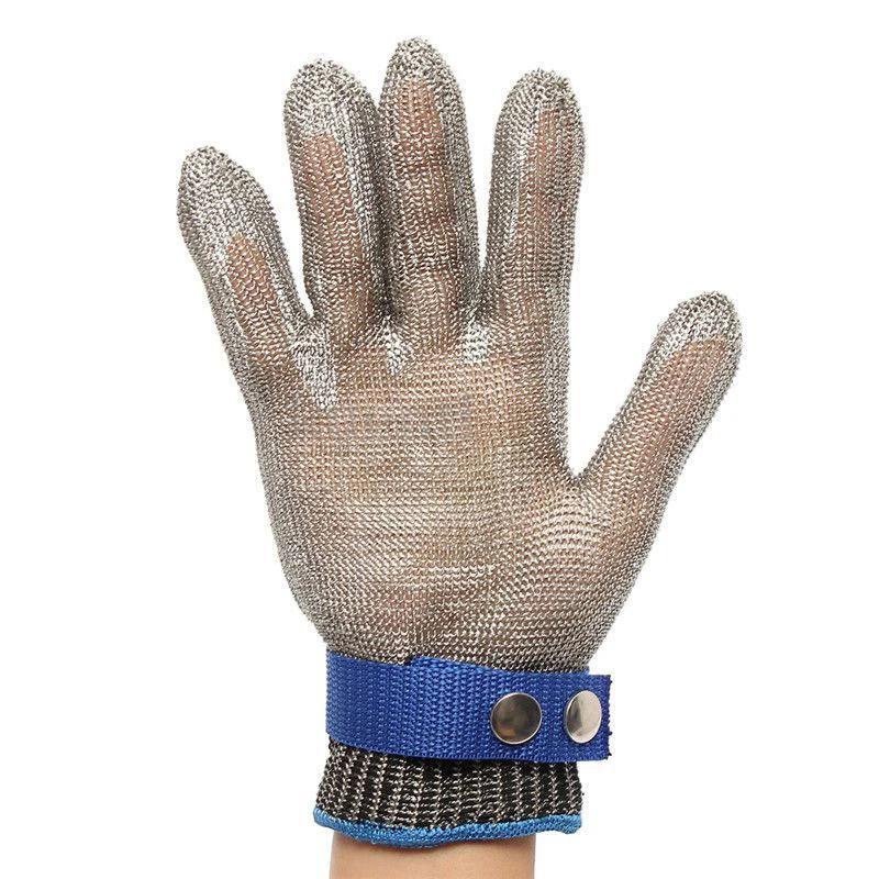 

MOOL Heavy Duty Steel Safety Cut Proof Stab Resistant Metal Mesh Glove
