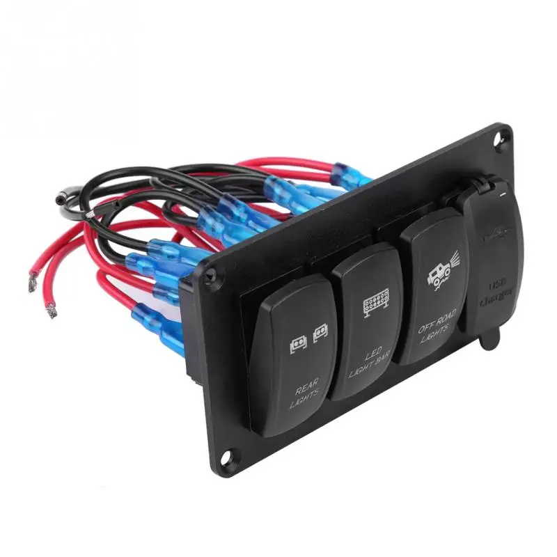 12 24v Dual Light Switch 3 Switch Rear Lights Led Light