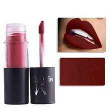 2 шт./партия Miss Rose 12 цветов Матовая жидкая помада водонепроницаемый стойкий питательный блеск для губ легко носить губная помада, макияж губ