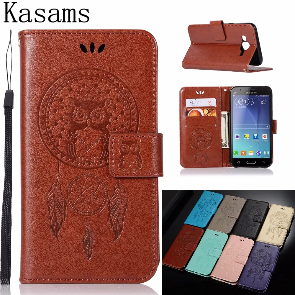

5.5" For Samsung Galaxy J7 Neo J701M J701F J7 Nxt Duos j7 Core j7 Duos J700 Phone Case PU Leather Flip Cover 3D Owl Fundas Libro