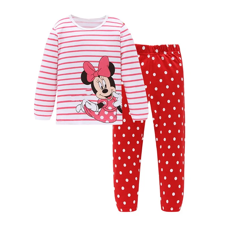 Комплект одежды для маленьких мальчиков и девочек, детский пижамный комплект, одежда для сна г., брендовая одежда с рисунками одежда для сна с длинными рукавами для малышей - Цвет: model 11