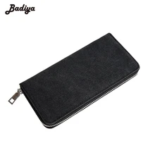 Мужской кошелек, длинный клатч для мужчин, кошелек, держатель для карт, двойной, Холщовый, на молнии, кошелек для монет, большая емкость, сумка для денег, Carteira Masculina