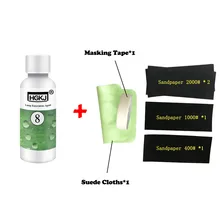 Инструмент для ремонта фар автомобиля инструмент для ремонта HGKJ-8-50ML полировщик лампы+ чистящий тряпичный Набор шлифовальной бумаги универсальные инструменты для ухода за авто