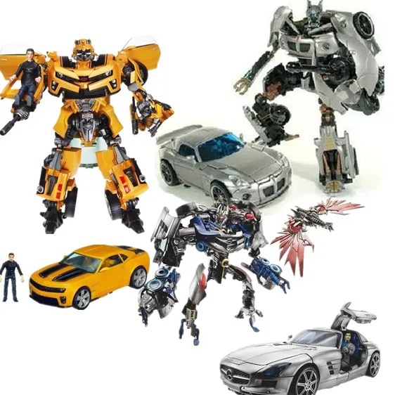 NEW in box Robot Jazz Captain Lennox Barricade sideswipe human alliance Soundwave with laserbeak Transformation action