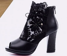 BC font b shoes b font cowhide leather font b shoes b font open toe cutout