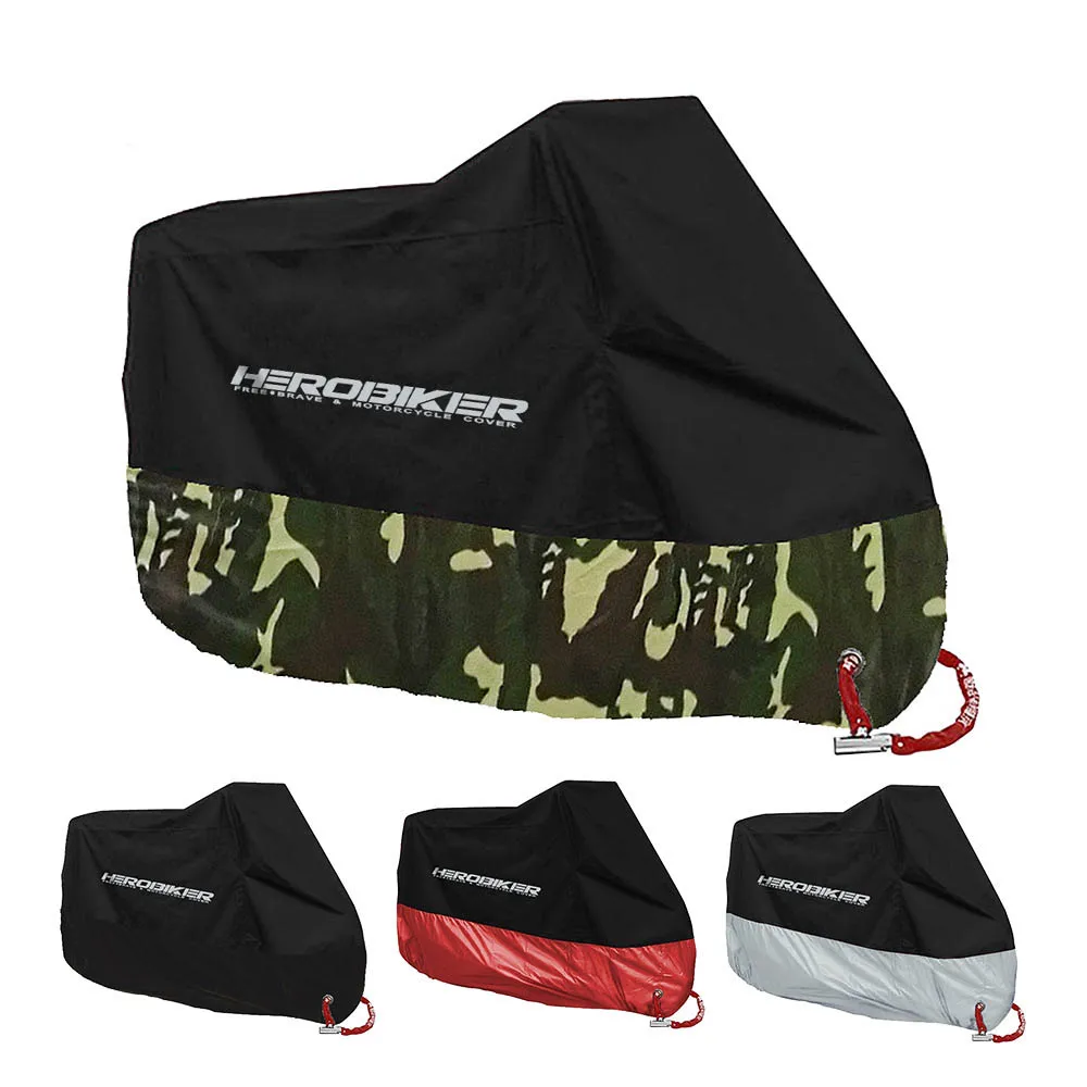

Waterproof Motorcycle Cover Motor Motorbike Moped Scooter Cover Rain UV Dust Prevention Dustproof Covering