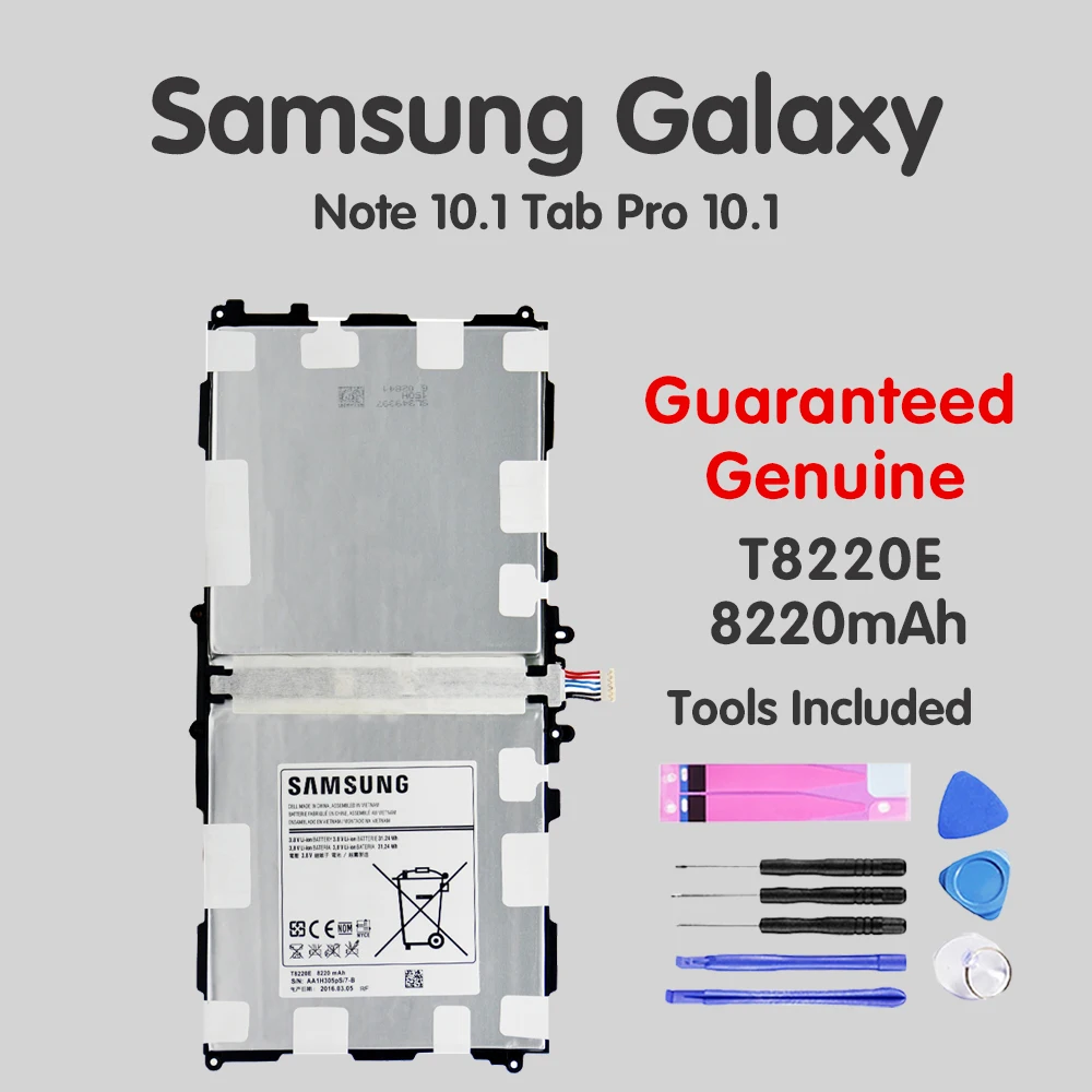 Аккумулятор для планшета T8220E для samsung Galaxy Note Tab 10,1 Edition SM-P601 P600 T520 P601 P605 P607 8220 мАч