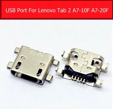 Подлинное Зарядное устройство USB разъем для lenovo TAB 2 A7-20F A7-10F синхронизация Дата зарядный порт USB разъем Слот Запасные части