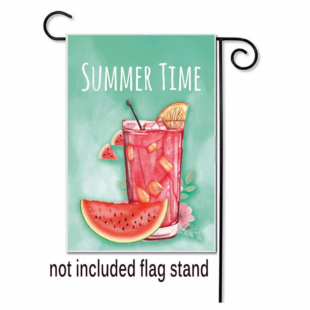 Summer Time Garden Flag Decorative Outdoor And Indoor Flags 100