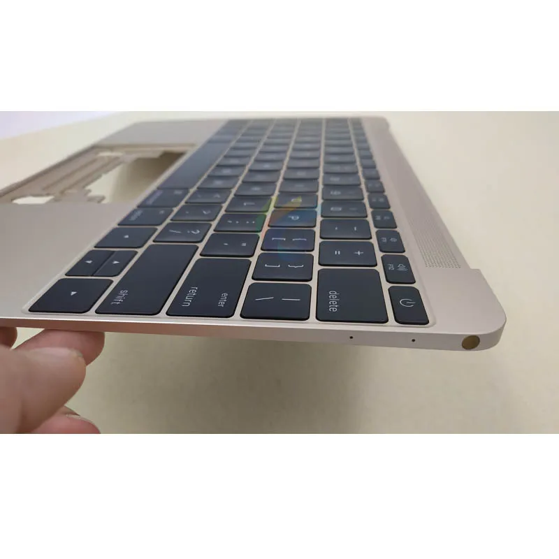 IMIDO Топ чехол серый космос/золото/серебро/розовое золото для Macbook 1" A1534 Топ чехол с клавиатурой и подсветкой