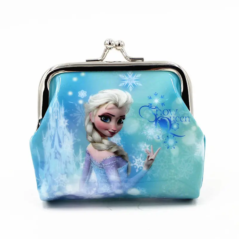 Дисней замороженная Железная пряжка портмоне мультфильм принцесса Микки подарок Детская монета ракушка сумка