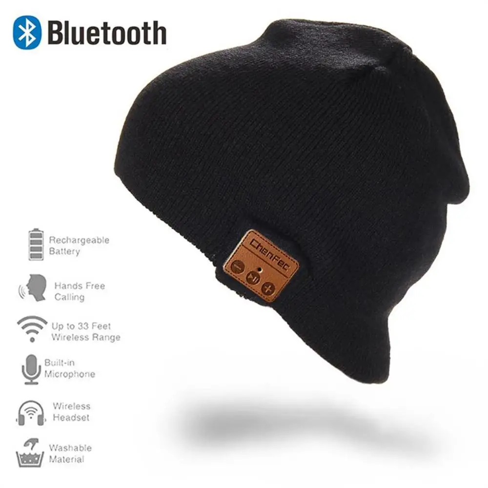 Bluetooth наушники Музыка Аудио шляпа шапка беспроводная гарнитура с динамиком микрофон Hands Free для женщин мужчин и девочек Рождественский подарок