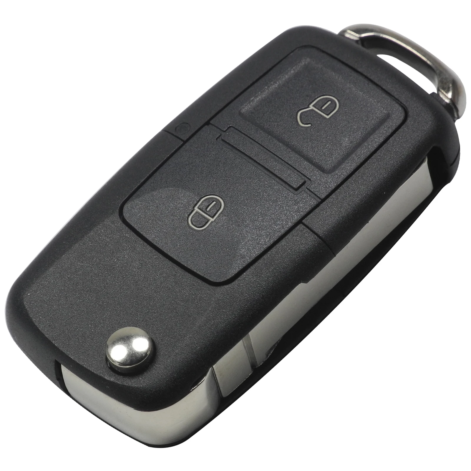 Keyforkess 2BTN Flip Remote Car Key Fob per VW Bora Golf Polo Passat Touran Seat Skoda 434MHz ID48 Chip 1J0959753AG/ 1J0959753CT -