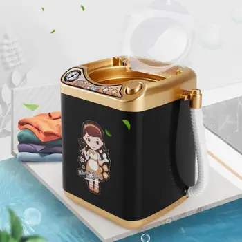 

Mini Simulation Electric Makeup Brush Powder Puff Cleaner Washing Machine Children Play Pretend Makeup Brush Cleaner Washer Tool