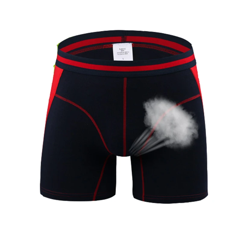 Новые мужские боксеры нижнее белье сексуальные длинные трусы Cueca Masculina u образный