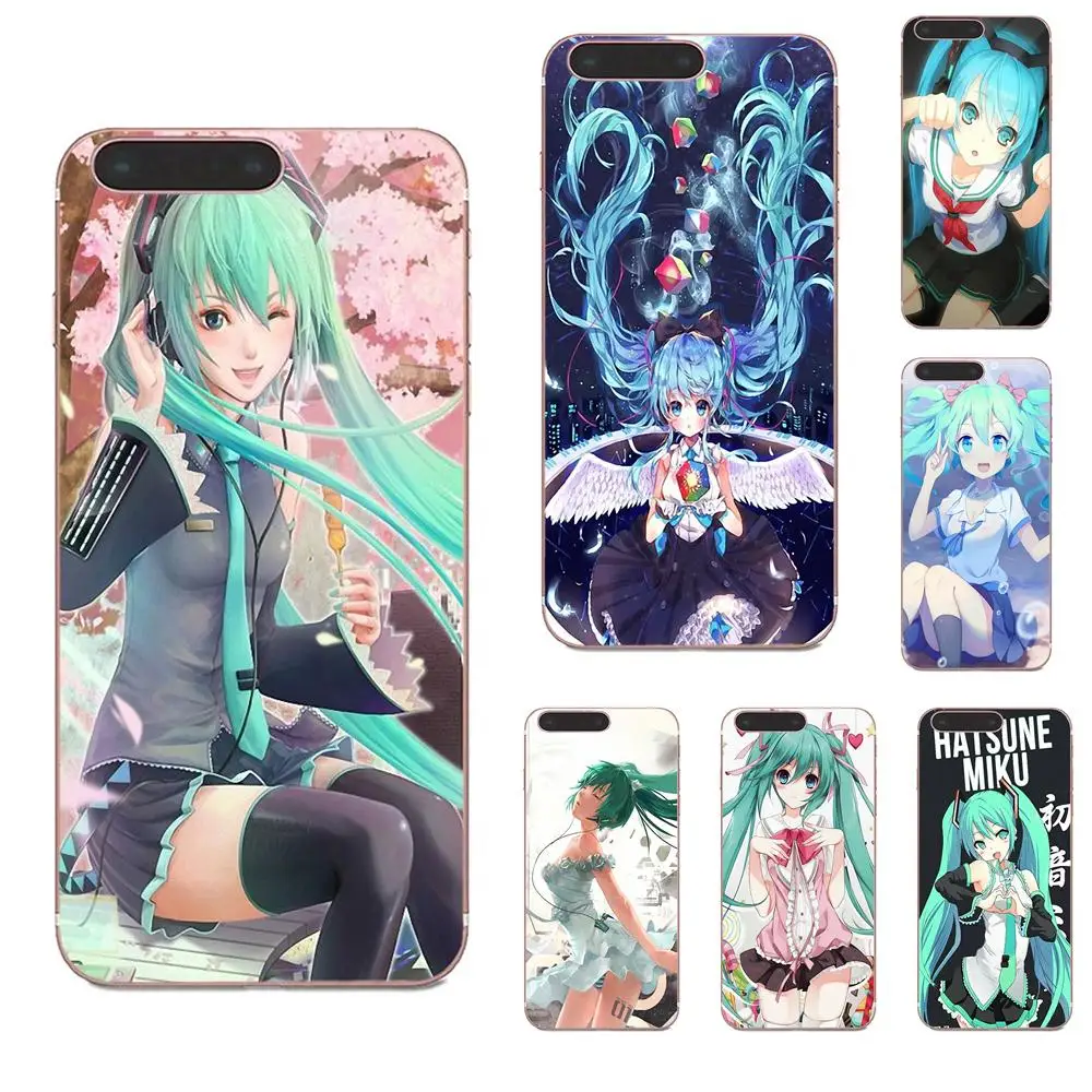Чехол из ТПУ для Galaxy J1 J2 J3 J330 J4 J5 J6 J7 J730 J8 2015 2016 2017 2018 mini Pro Kawaii Cute Hatsune