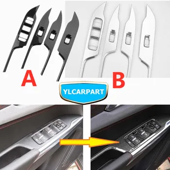 

For Lynk & Co 02,03，Car window glasses switch button bright frame sticker