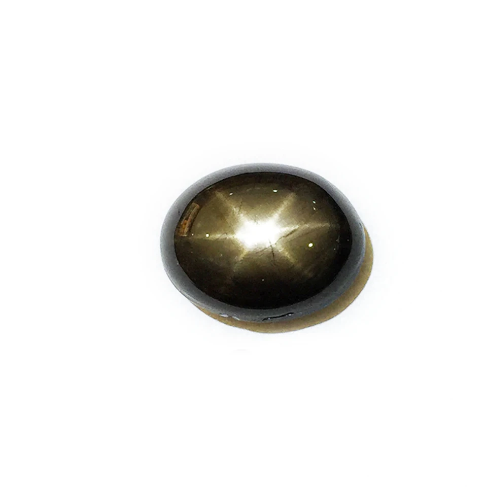 Естественно неоптимизированная шестистрелочная желтая Звезда Сапфир Алмазная поверхность может помочь вам сделать поверхность кольца - Цвет: ON.2