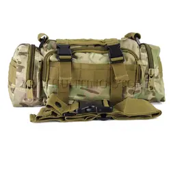 Тактический Molle 3-Ways поясная сумка для спорта на открытом воздухе нейлоновые сумки на плечо камуфляж страйкбол походная сумка через плечо