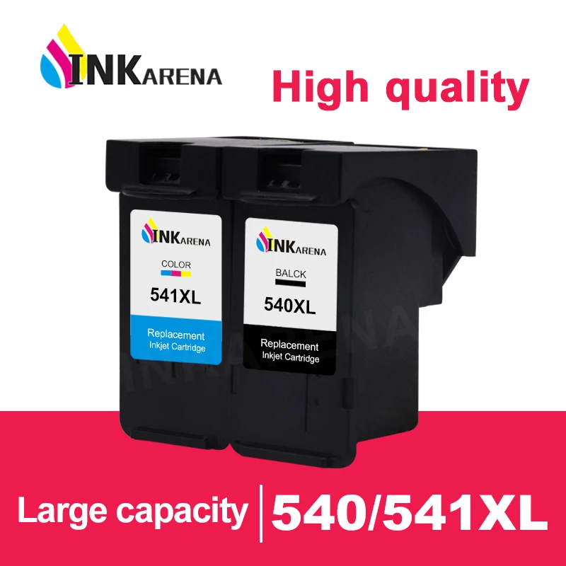2PCS for Canon PG540 CL541 Black Color Ink Cartridges PG 540 CL 541 For Canon MG3155 MG3200