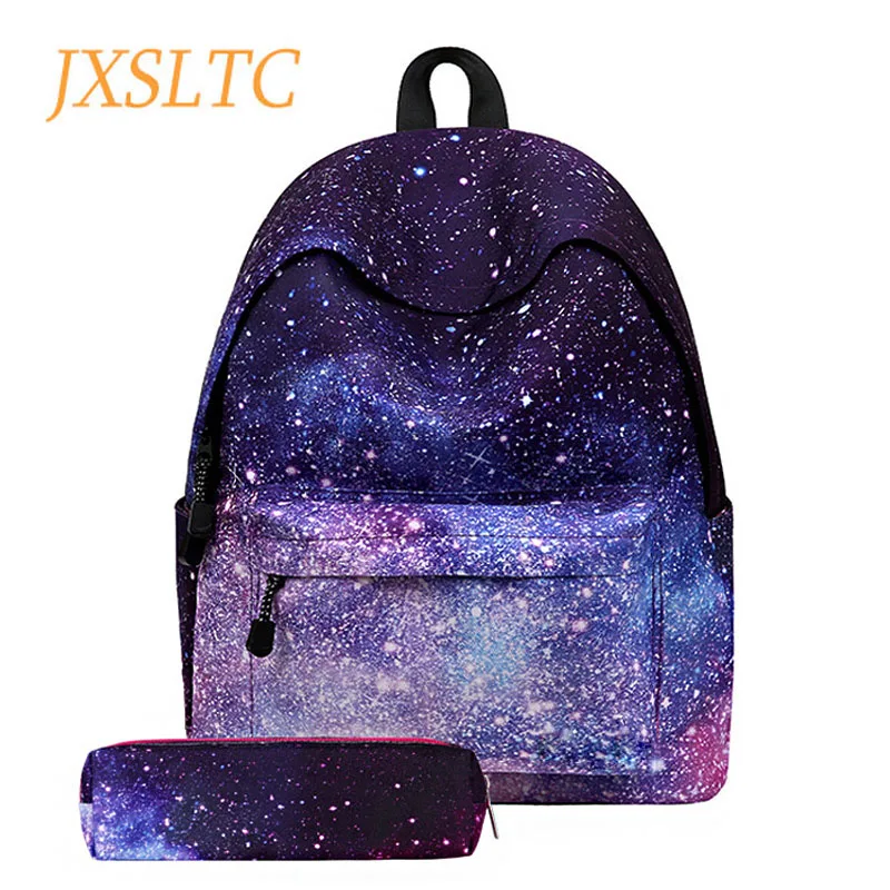 

Брендовый школьный ранец для девочек JXSLTC из 2 предметов, женский рюкзак с принтом, школьный портфель на шнурке для девочек-подростков, сумка на оба плеча