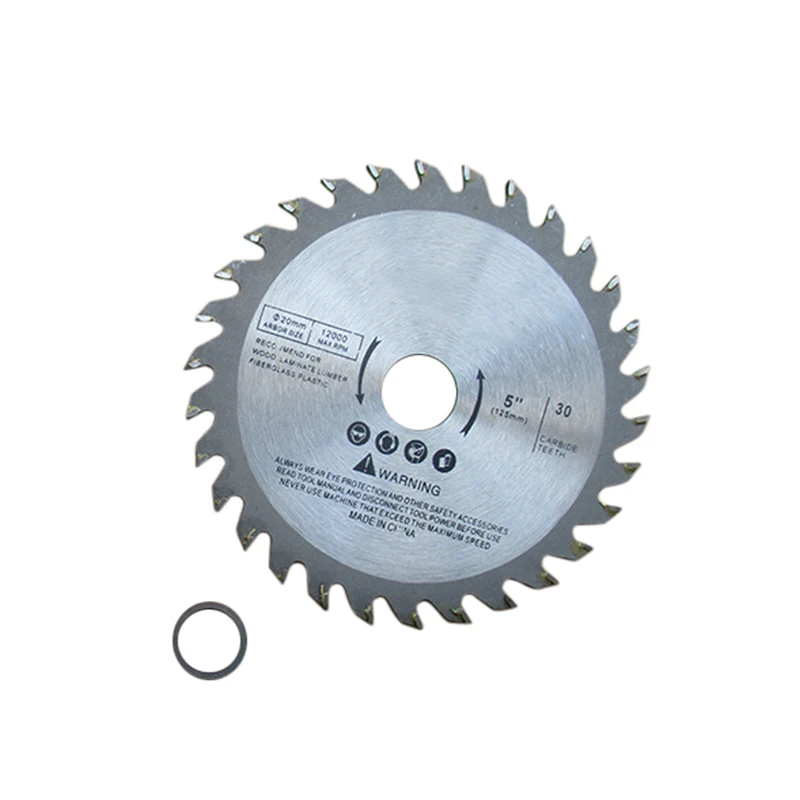 30T Saw Blade 125 Carbide Circular Disc Tipped Cutting Woodworking Angle Grinder Saw Blade Disc High Quality