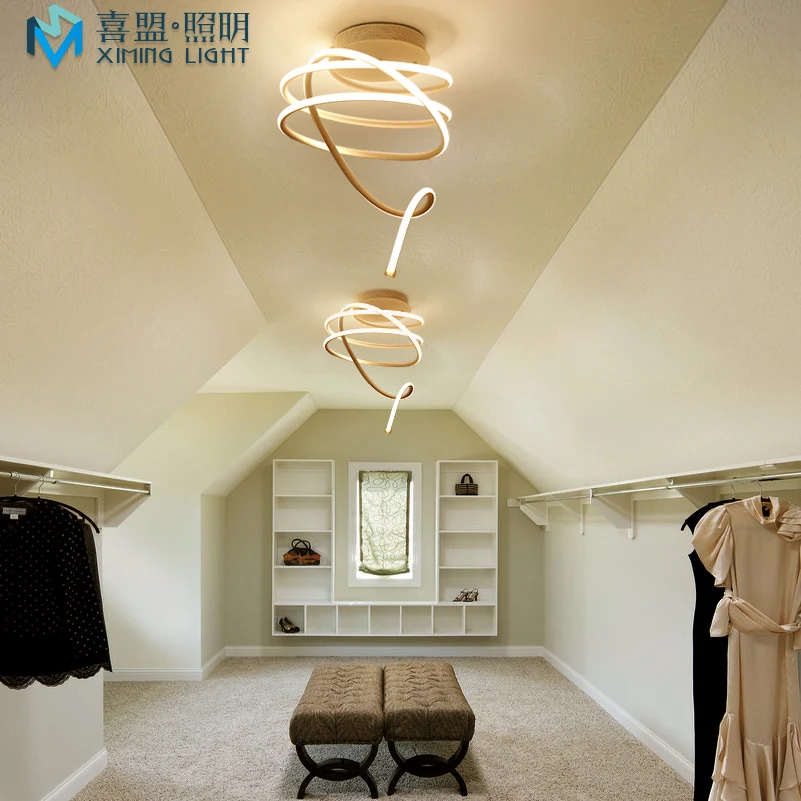 

Artistic bedroom, ceiling lamp, warm modern personality study, light aisle corridor, cloakroom lighting.