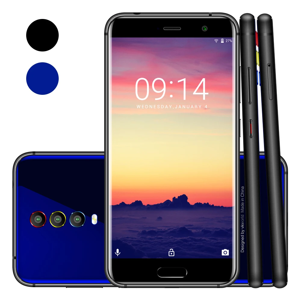 Vkworld K1 три камеры заднего вида 4G смартфон Android 8 1 4 Гб ОЗУ 64 ПЗУ Восьмиядерный